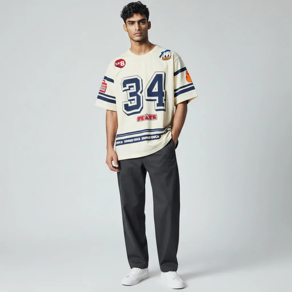 Donald Duck Inspired Graphic T-Shirt – Varsity Streetwear Tee