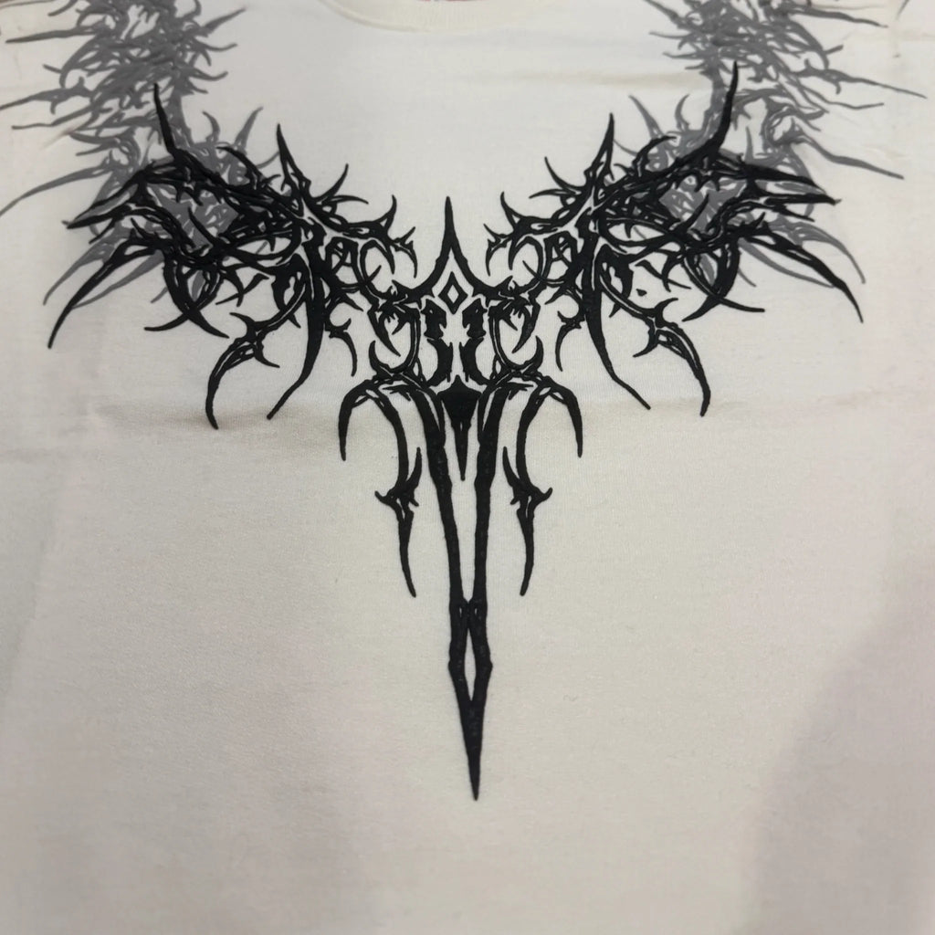 Unisex Sleeveless Graphic T-Shirt – Gothic Tribal Print Streetwear Tank